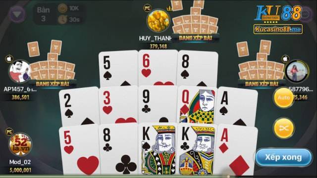 Game Mậu Binh online kubet